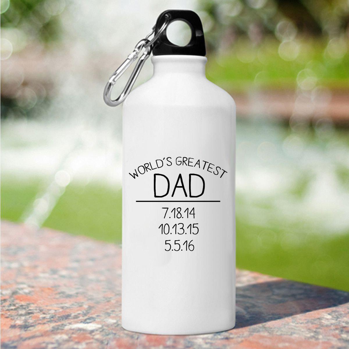 World&#039;s Greatest Dad Water Bottle