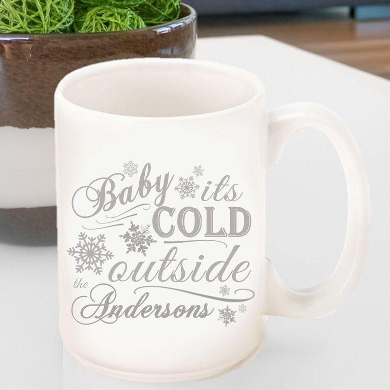 Personalized Holiday Coffee Mugs