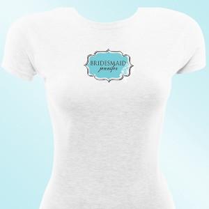 Personalized Bridesmaid T-Shirt