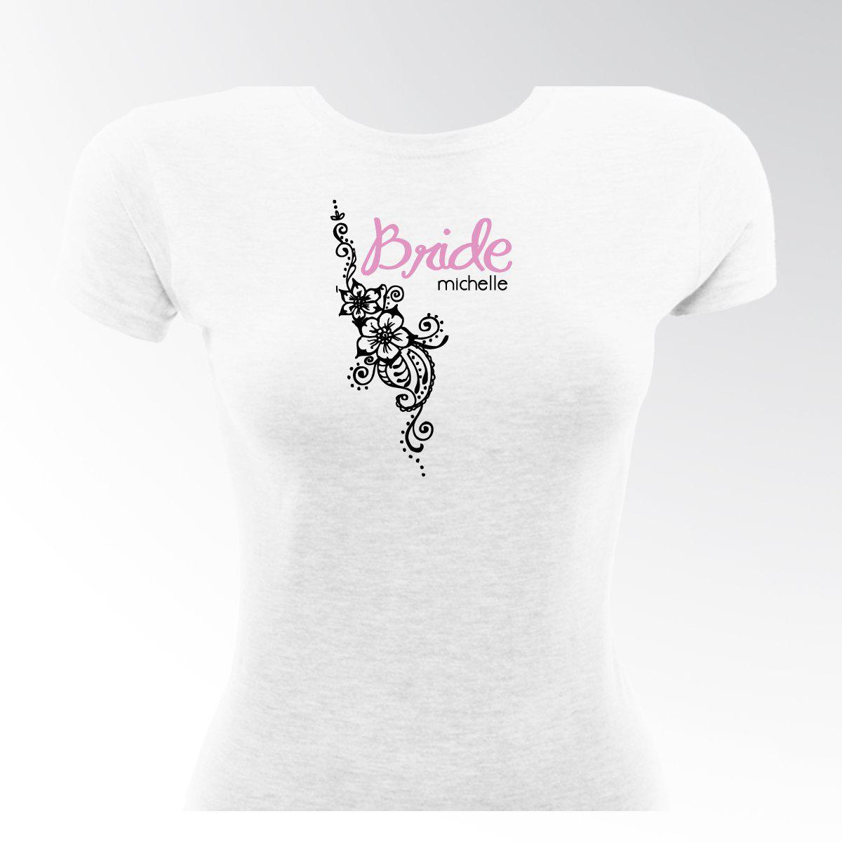 Personalized Bride T-Shirt
