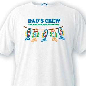Personalized Dad T-Shirts - Dad's Crew