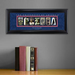 Personalized University Architectural Art - PAC 12 College Art