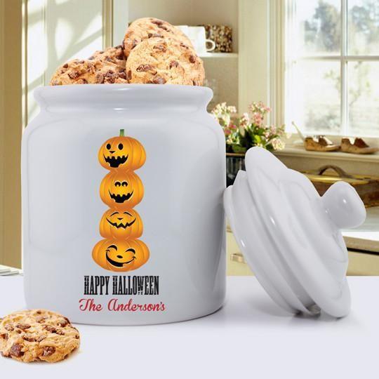 Personalized Halloween Cookie Jar