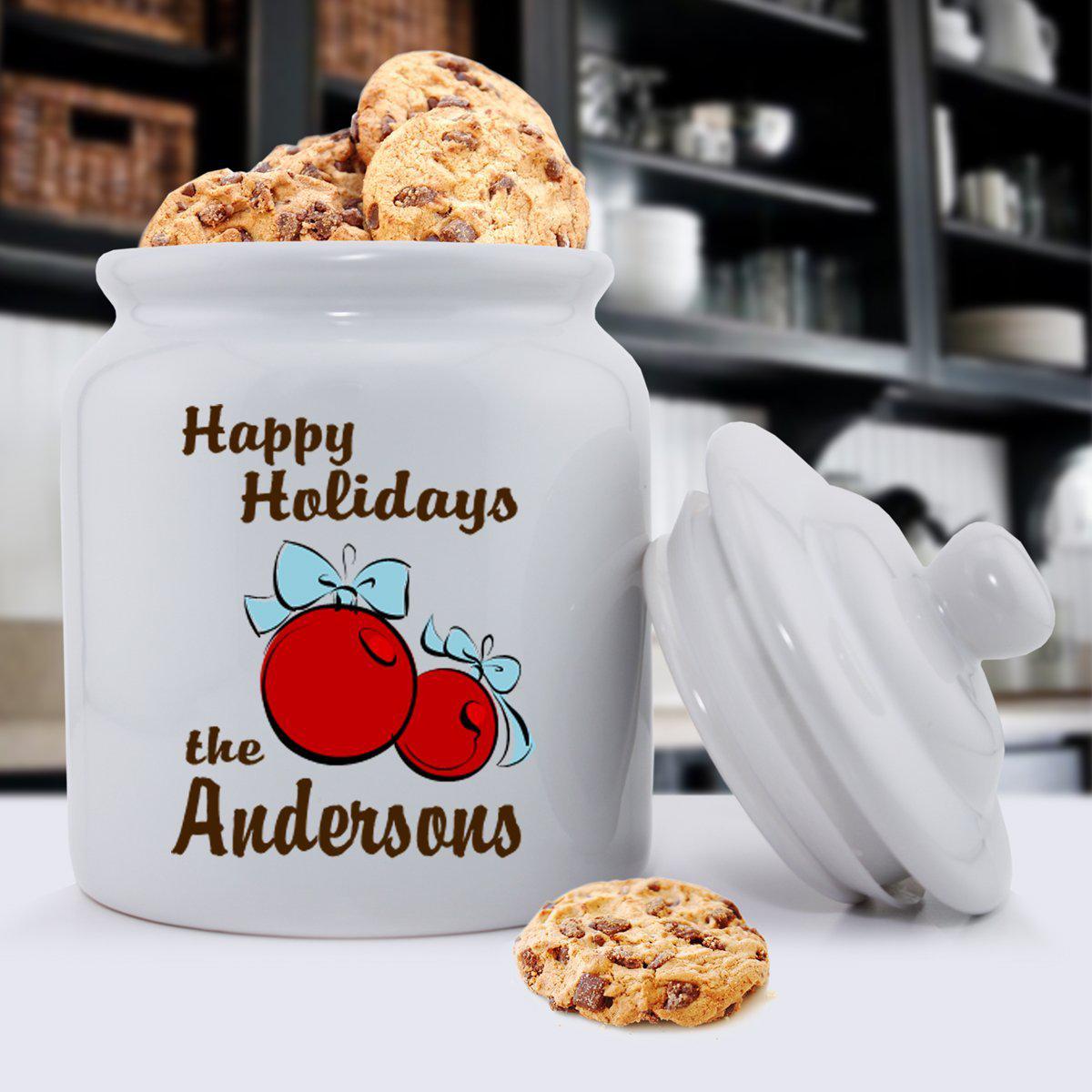 Personalized Holiday Cookie Jars