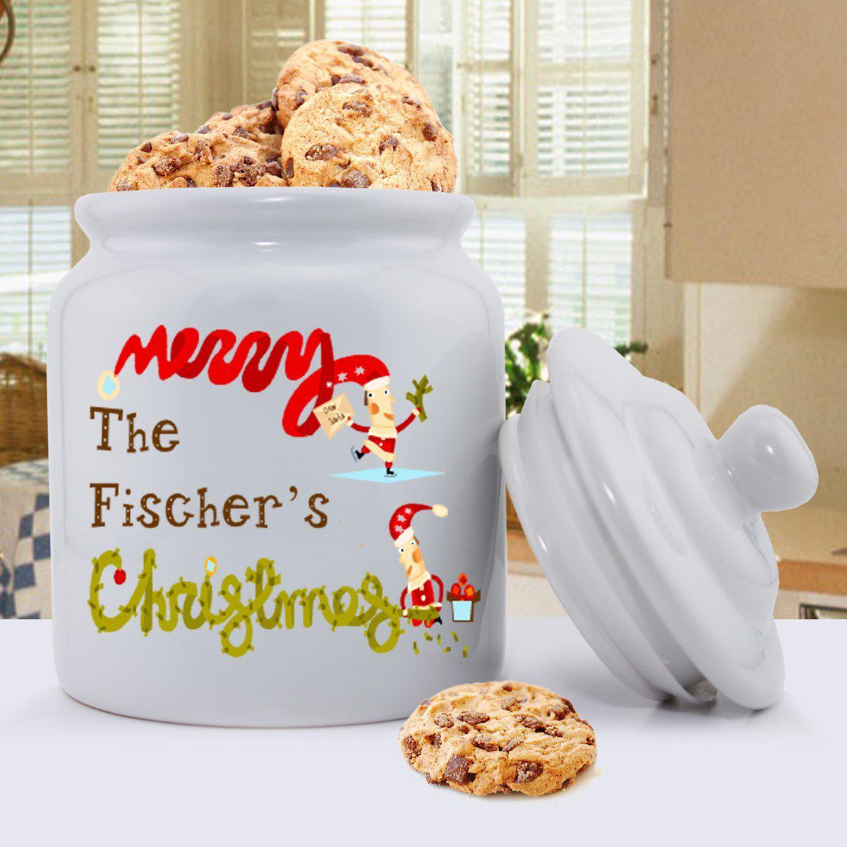 Personalized Holiday Cookie Jars