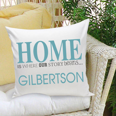 Buy Personalized Family Name Throw Pillows