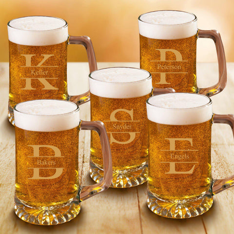 Buy Personalized Set of 5 25 oz. Sports Mugs