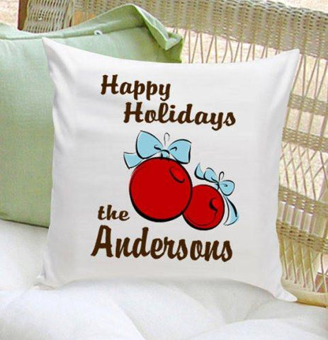 Buy Personalized Holiday Throw Pillows