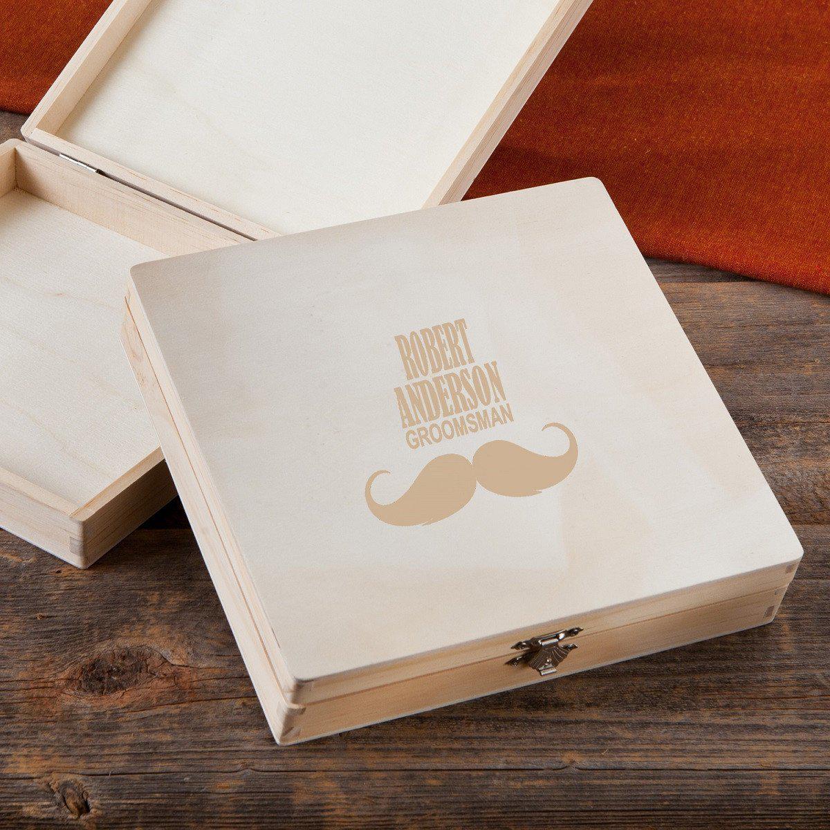 Personalized Monogrammed Wooden Keepsake or Cigar Box