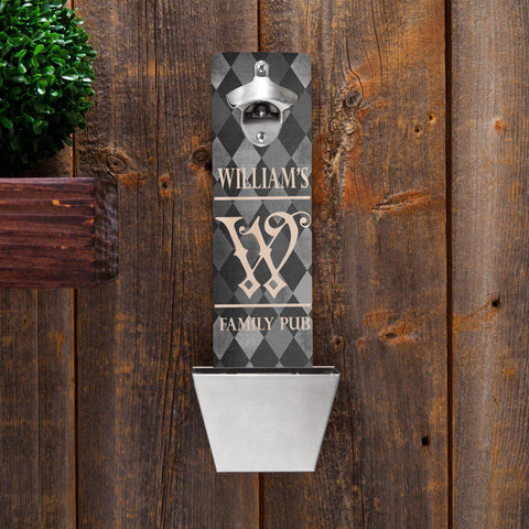 Buy Personalized Wall Mounted Bottle Opener - 12 Designs