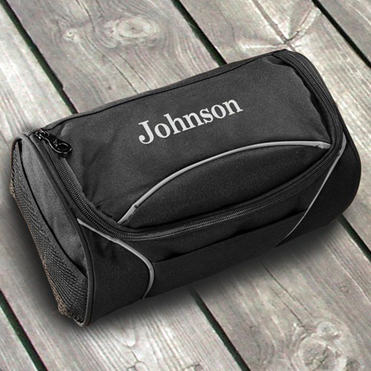 Personalized Men&#039;s Canvas Dopp Shaving Kit - Personalized Travel Kit