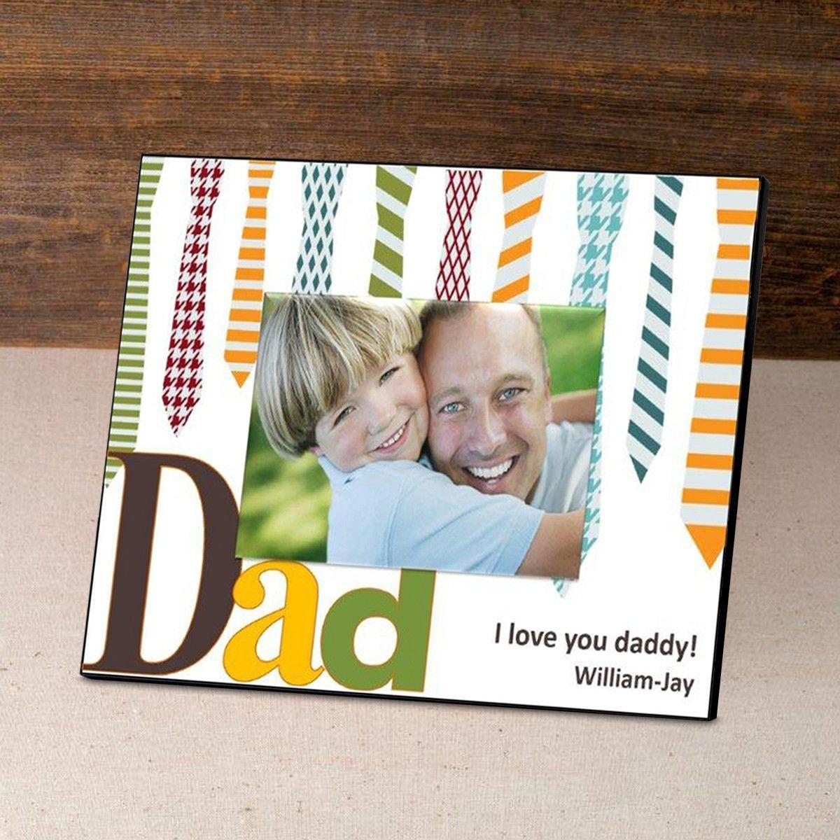 Personalized Father&#039;s Day Frame-Ties