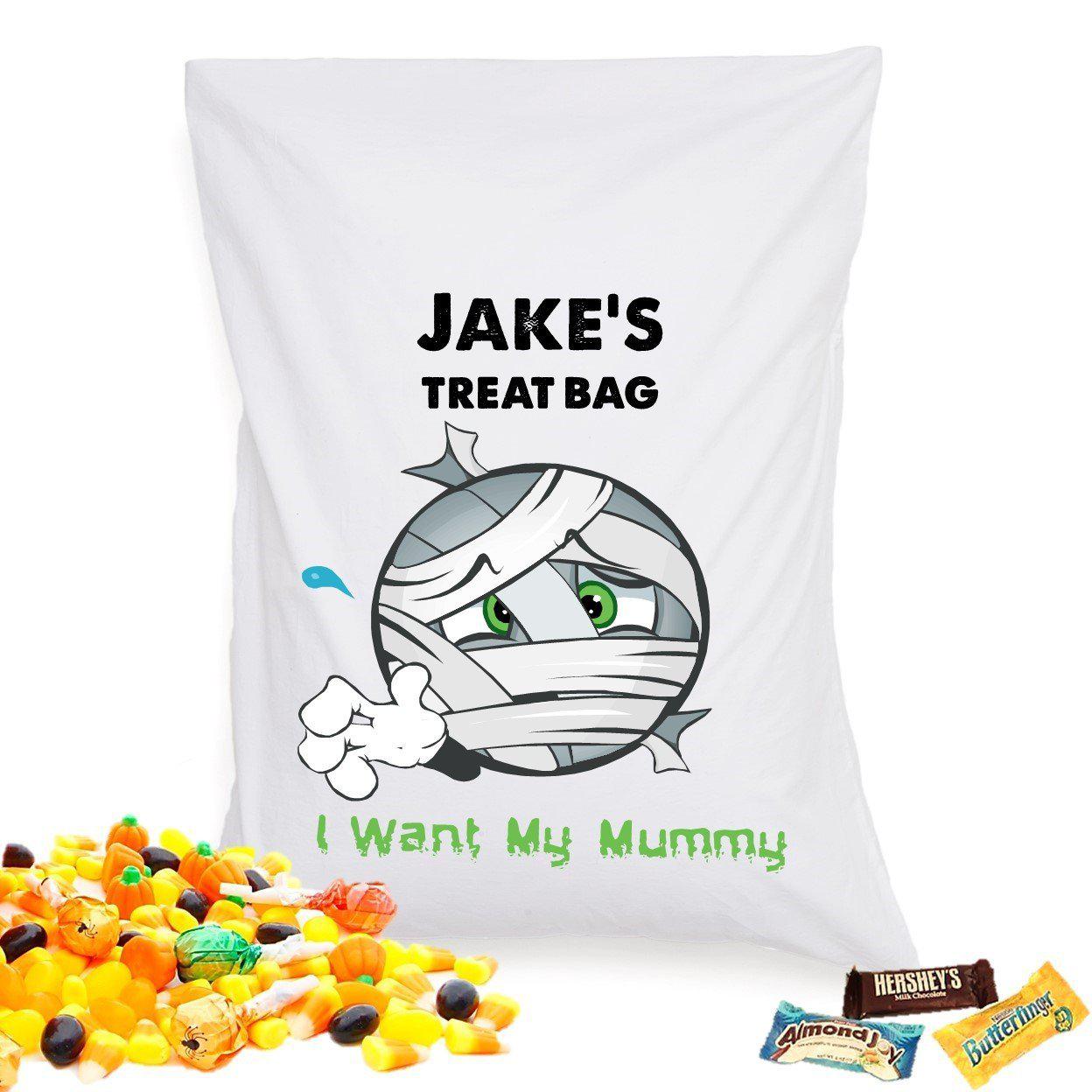 Personalized Halloween Treat Pillowcase