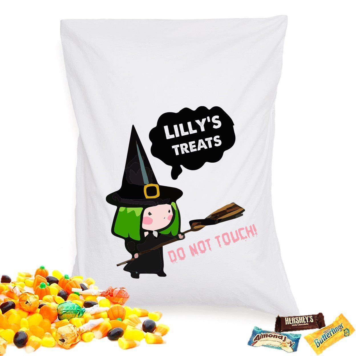 Personalized Halloween Treat Pillowcase