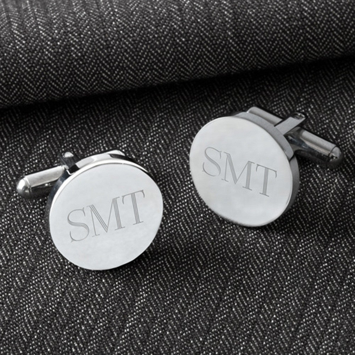 Personalized Classic Round Cufflinks