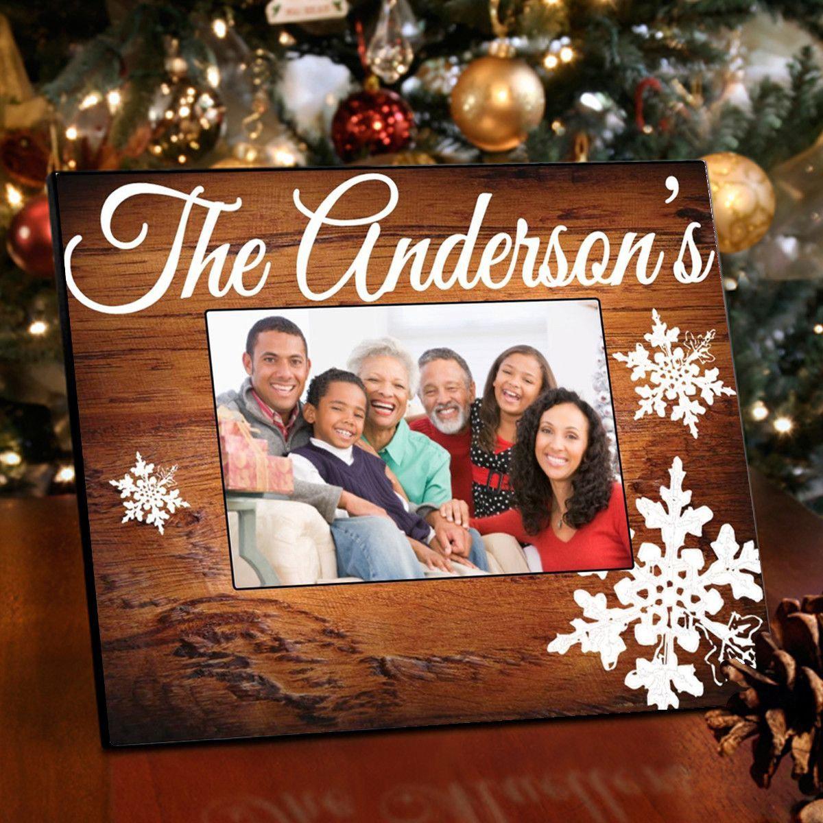 Personalized Family Rosewood Picture Frame