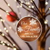 Buy Personalized Our Family Ceramic Ornaments