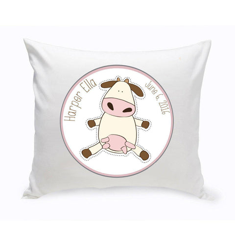 Buy Personalized Fun Cow Baby Nursery Throw Pillow (Insert Included)