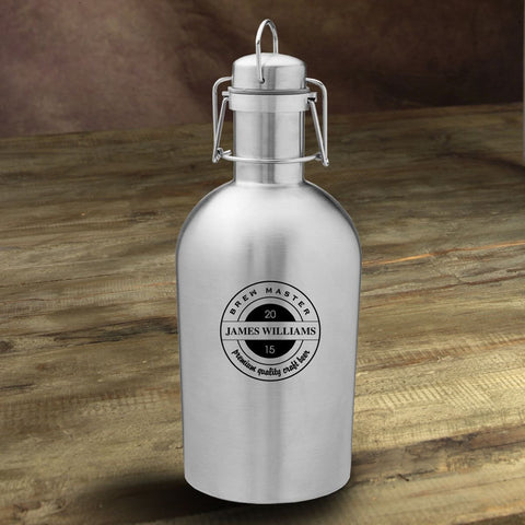 Buy Personalized Stainless Steel Beer Growler