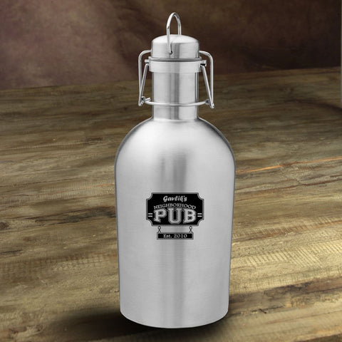 Buy Personalized Stainless Steel Beer Growler