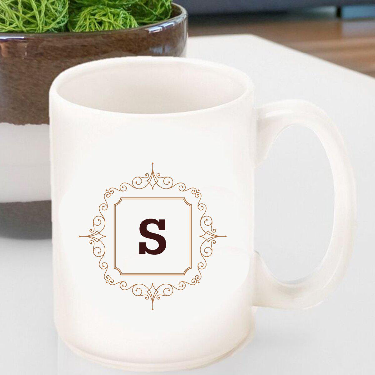 Initial Motif Mug