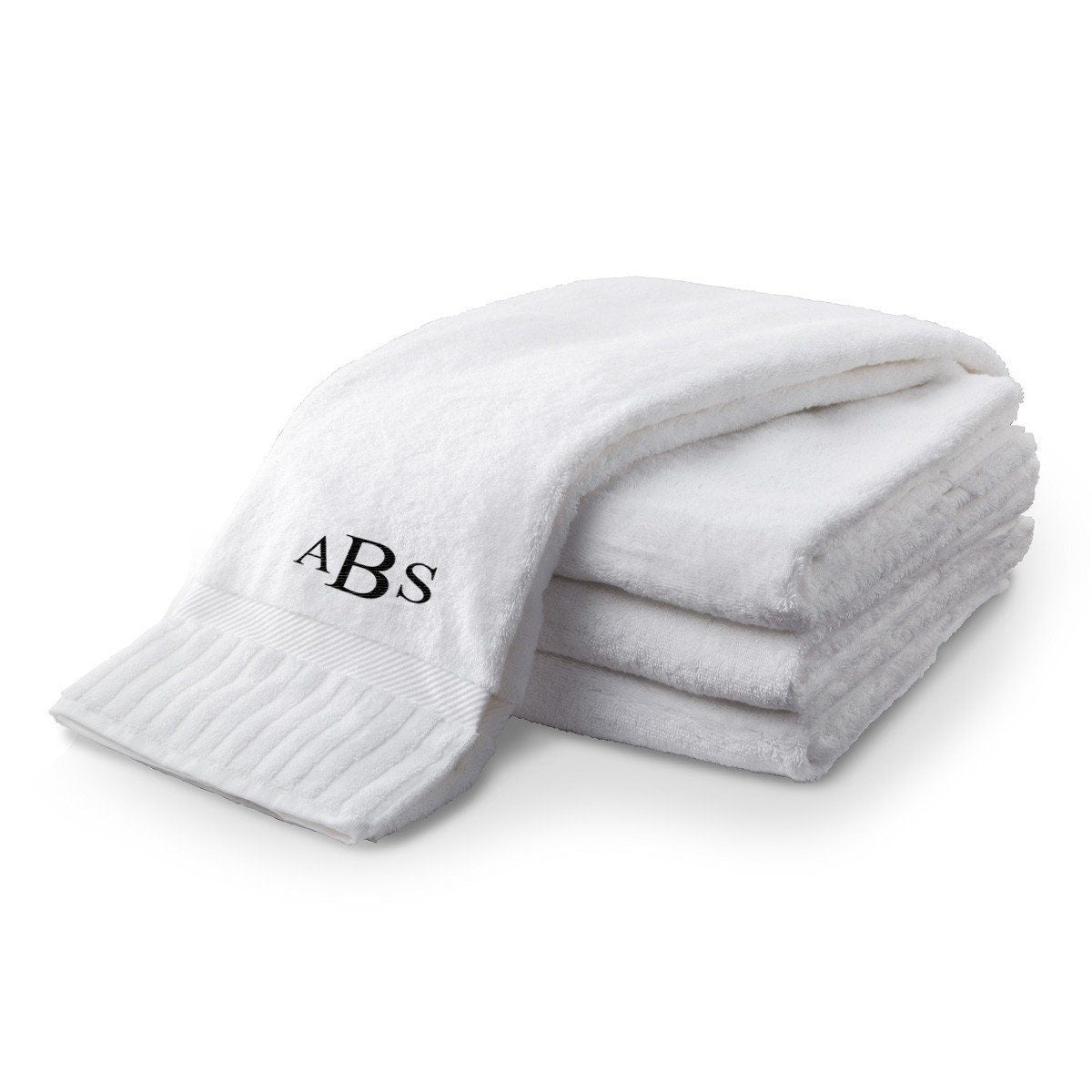 Personalized Bath Towels - Set of 4