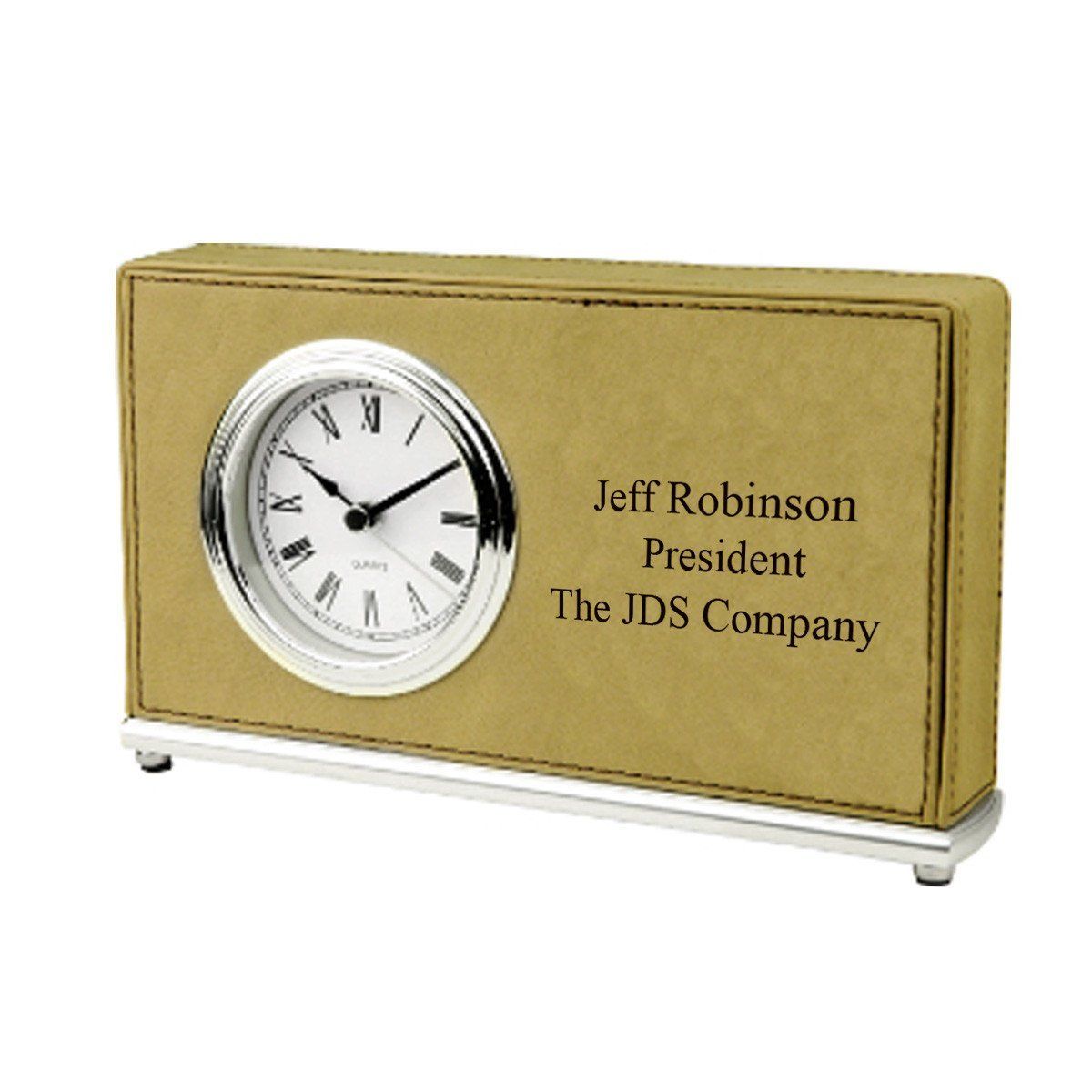 Personalized Rectangular Desk Clock