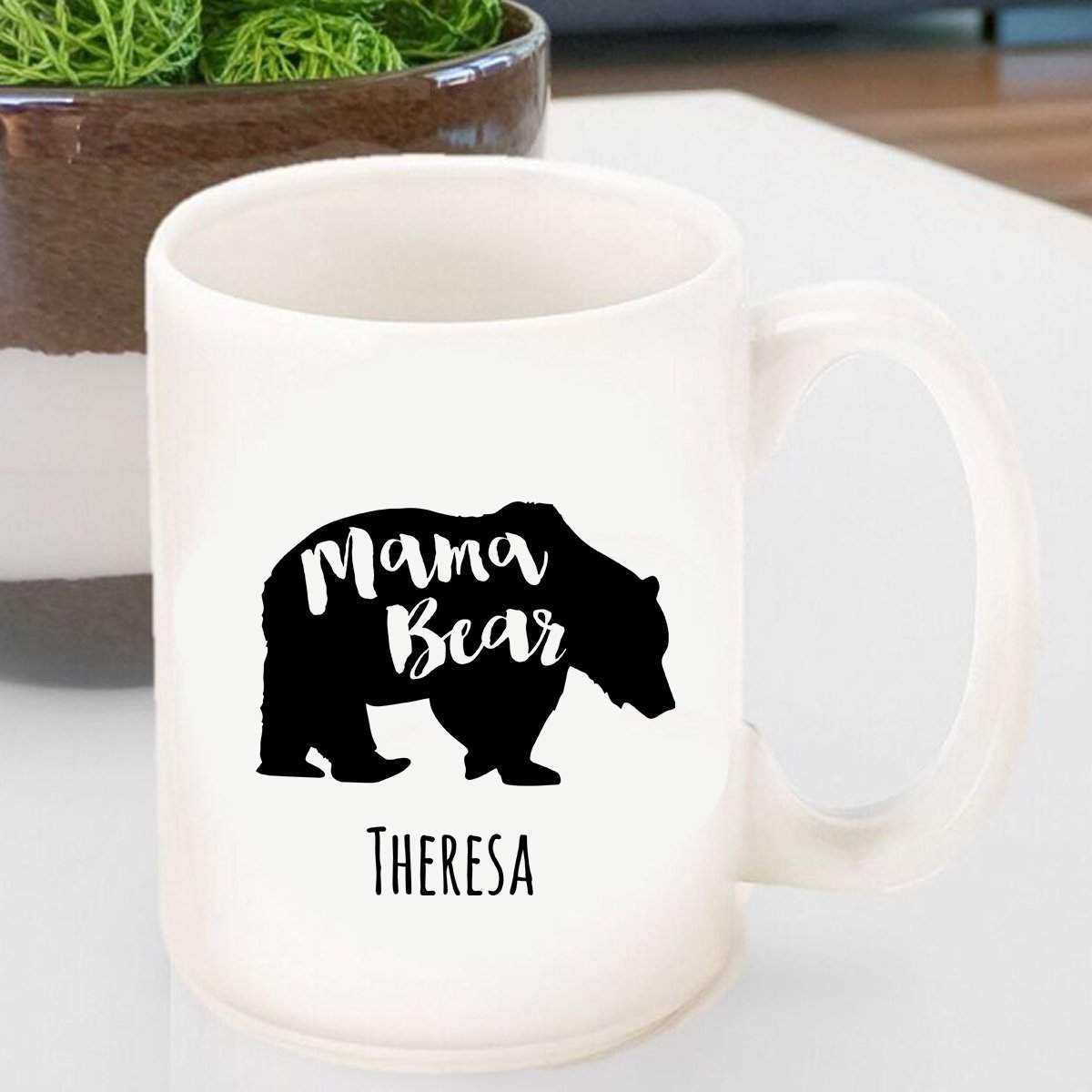 Personalized Mama Bear Coffee Mug