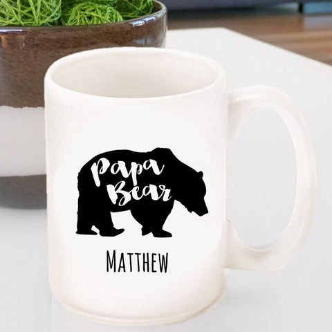 Buy Personalized Papa Bear Coffee Mug
