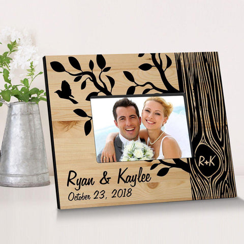 Buy Personalized Tree of Love Wooden Picture Frame