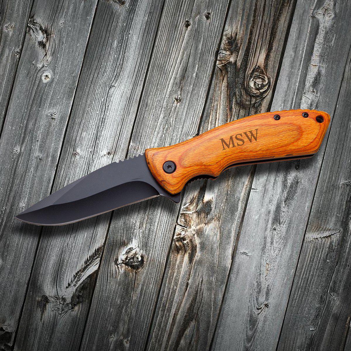 Personalized Elk Ridge Spring Assisted Knife