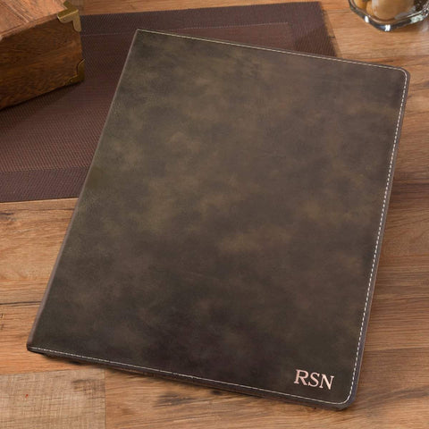Buy Personalized Rustic Portfolio with Notepad