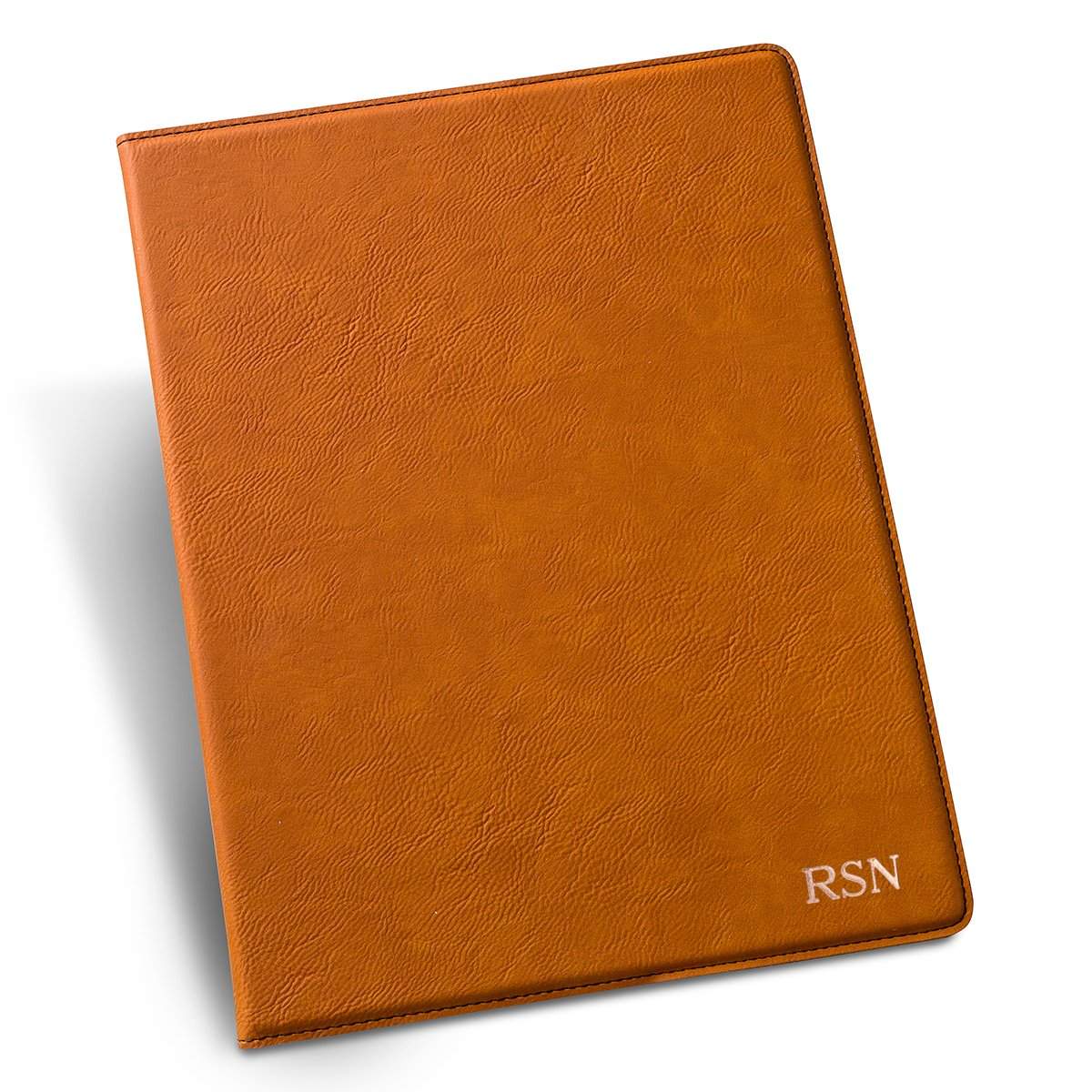 Personalized Rawhide Portfolio With Notepad