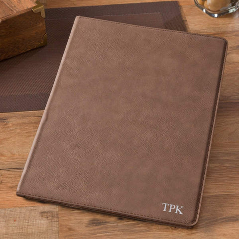 Buy Personalized Mocha Portfolio with Notepad