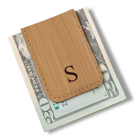 Buy Men's Magnetic Money Clip - Single Initial