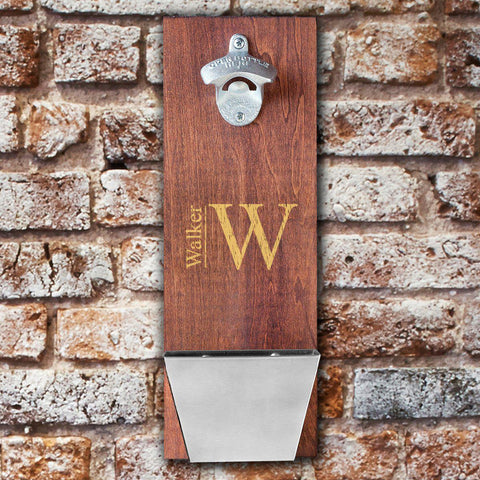 Buy Personalized Wood Wall Mounted Bottle Opener