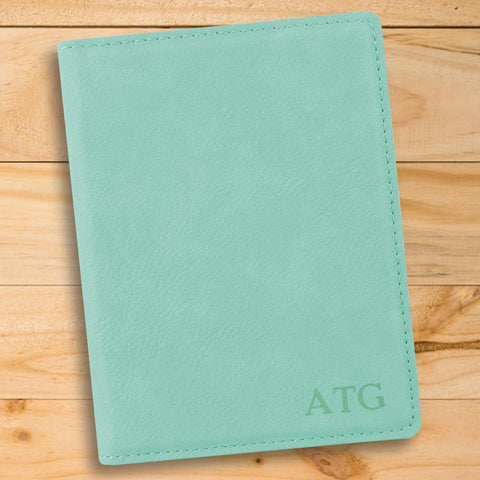Buy Personalized Mint Portfolio with Notepad