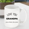 Buy Personalized Love You Dad/Grandpa Coffee Mug