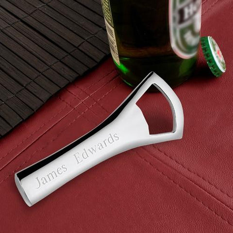 Buy Personalized Silver Plated Bottle Opener