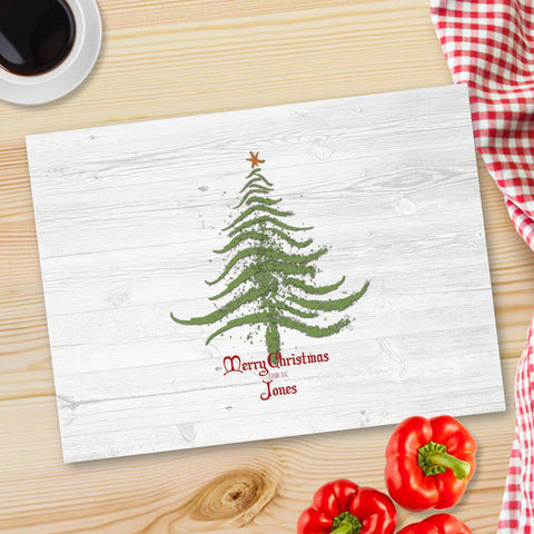 Buy Personalized Christmas Glass Cutting Boards