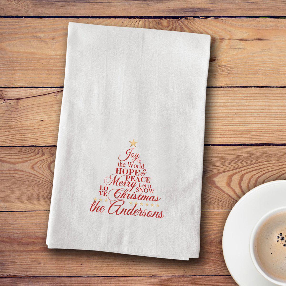 xmas tea towels