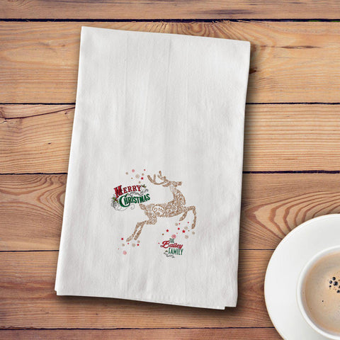 Buy Personalized Christmas Tea Towels - 12 designs