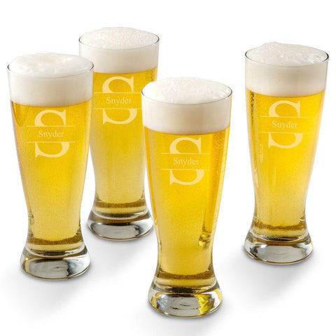 Buy Personalized Grand Pilsners Set of 4