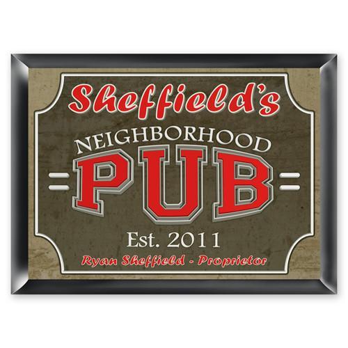 Personalized Traditional Pub Signs