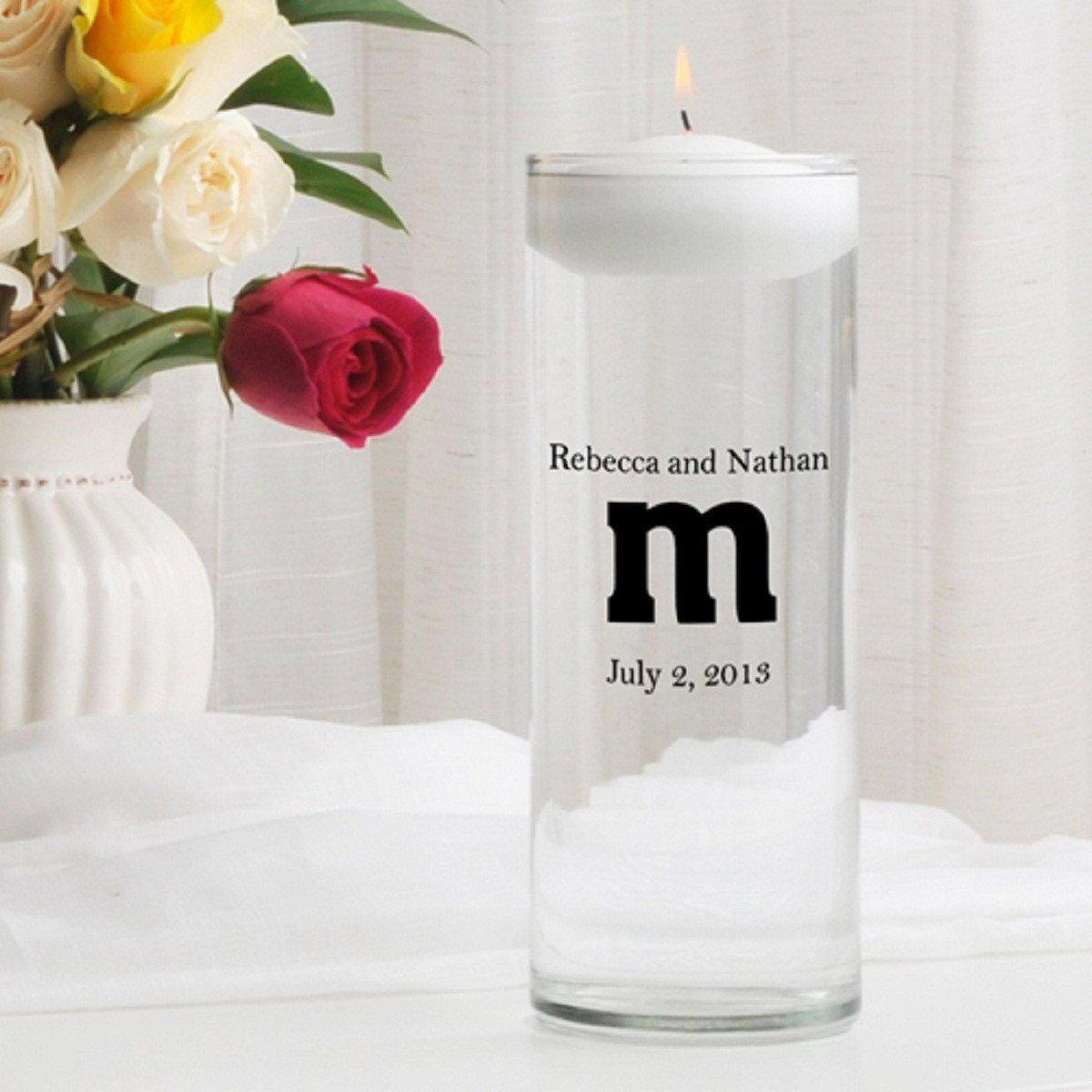 Personalized Floating Unity Candle