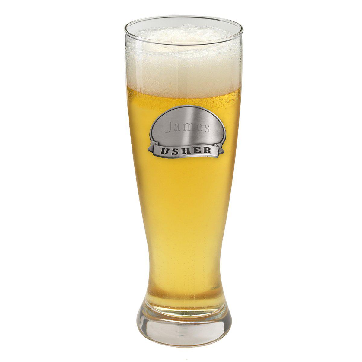Personalized Grand Pilsner w/Pewter Medallion