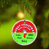 Buy Personalized Merry Christmas Ceramic Ornament