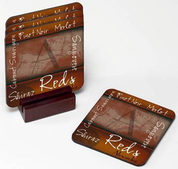 Personalized Wine Coasters