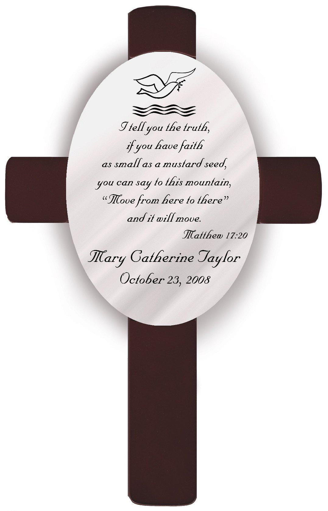 Personalized Baptism Crosses