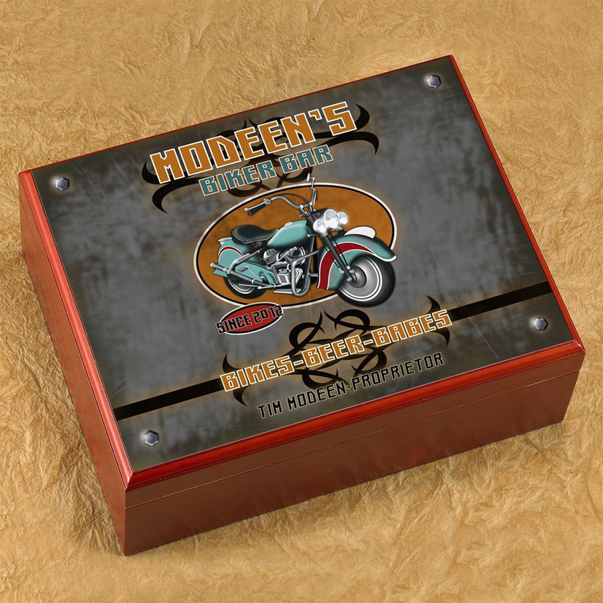 Personalized Cigar Humidor